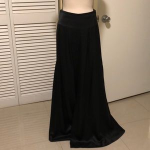 Silk Chanel wide leg pant